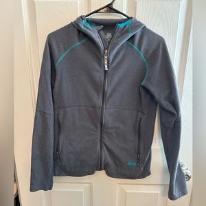 Sherpa zip up hoodie